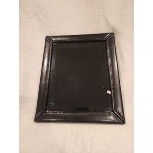Leather Picture Frame Brown 8x10 Photo 12x10in